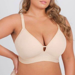 Lively Wirefree Spacer Bra - toasted almond - 36DDD